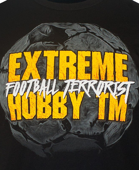 Футболка FOOTBALL TERRORIST-black  new